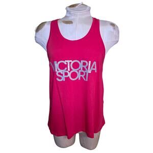 Victoria's Secret Victoria Sport Athletic Racerback Glitter Tank Top XS NWOT